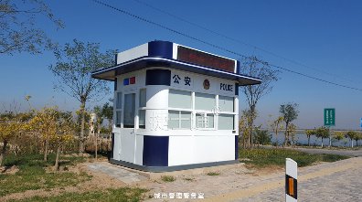 雄安新區城管警務(wù)治安崗亭小型崗亭CAD圖紙