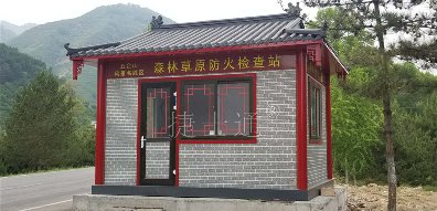 仿古崗亭廠(chǎng)家生產(chǎn)定制藝術(shù)景區崗亭